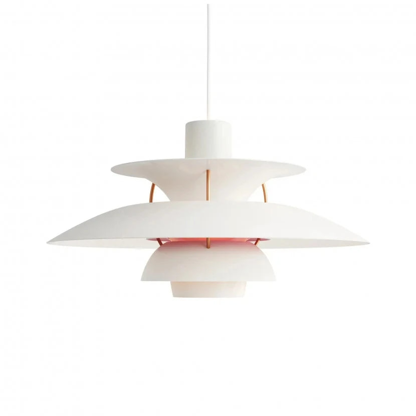 Suspension design scandinave multicouches métal coloré