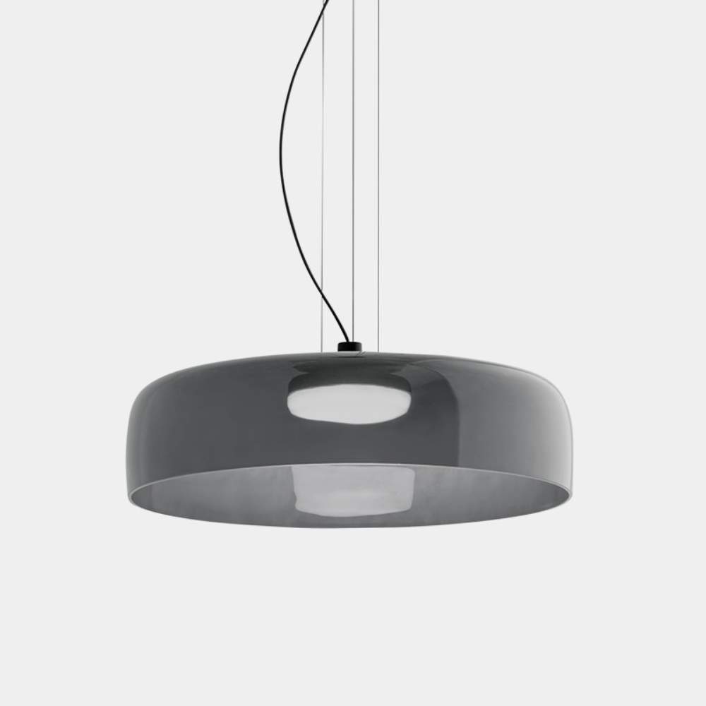 Suspension moderne en verre multicouche LED design