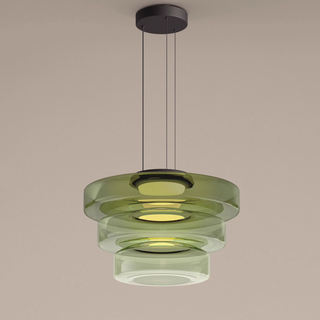 Suspension moderne verre design style Bauhaus