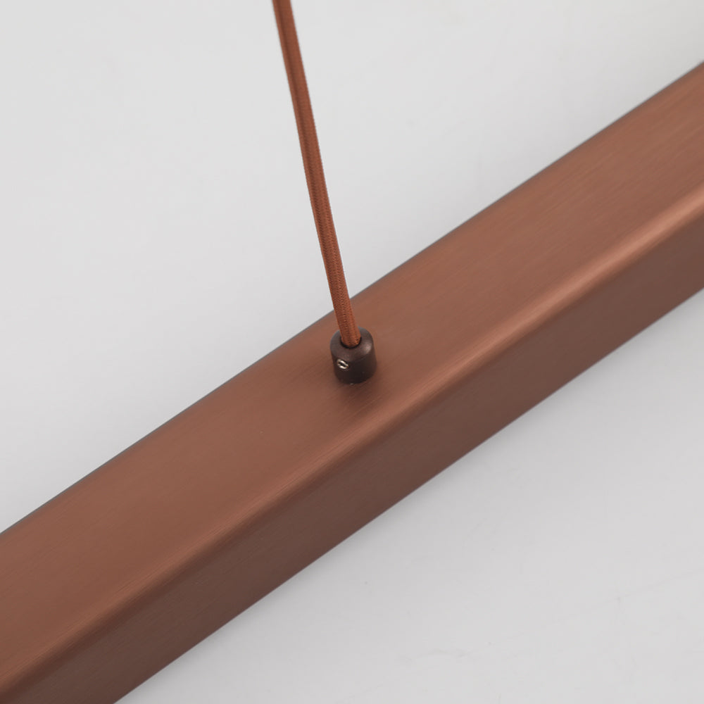 Suspension LED design moderne en métal noir