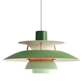 Suspension design scandinave LED métal multicouches