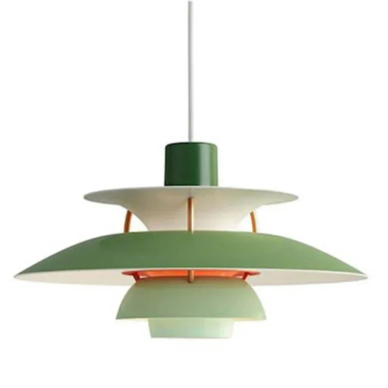 Suspension design scandinave LED métal multicouches