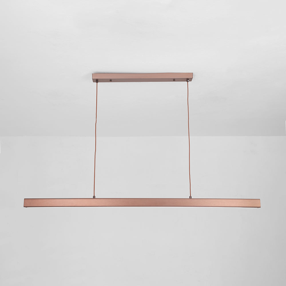 Suspension LED design moderne en métal noir