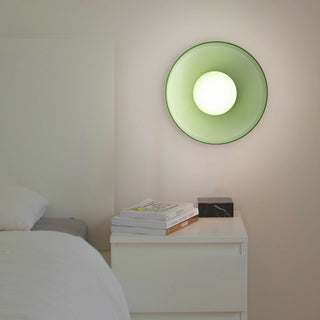 Plafonnier design moderne en verre coloré Sorlin