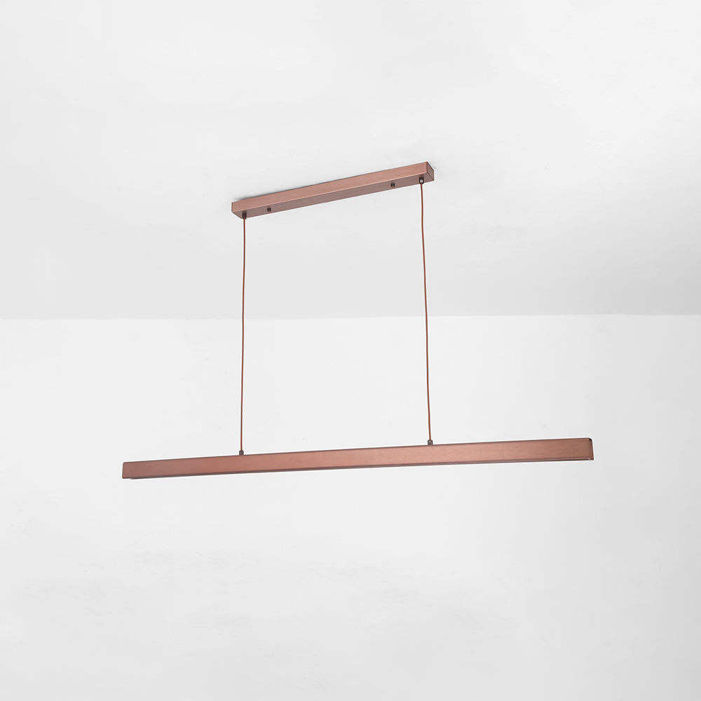 Suspension LED design moderne en métal noir