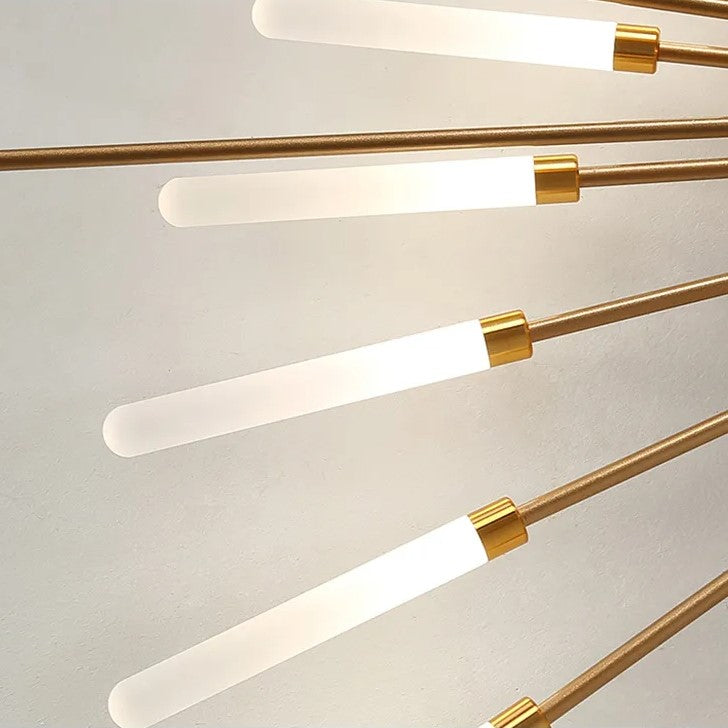 Plafonnier LED design moderne rayons lumineux