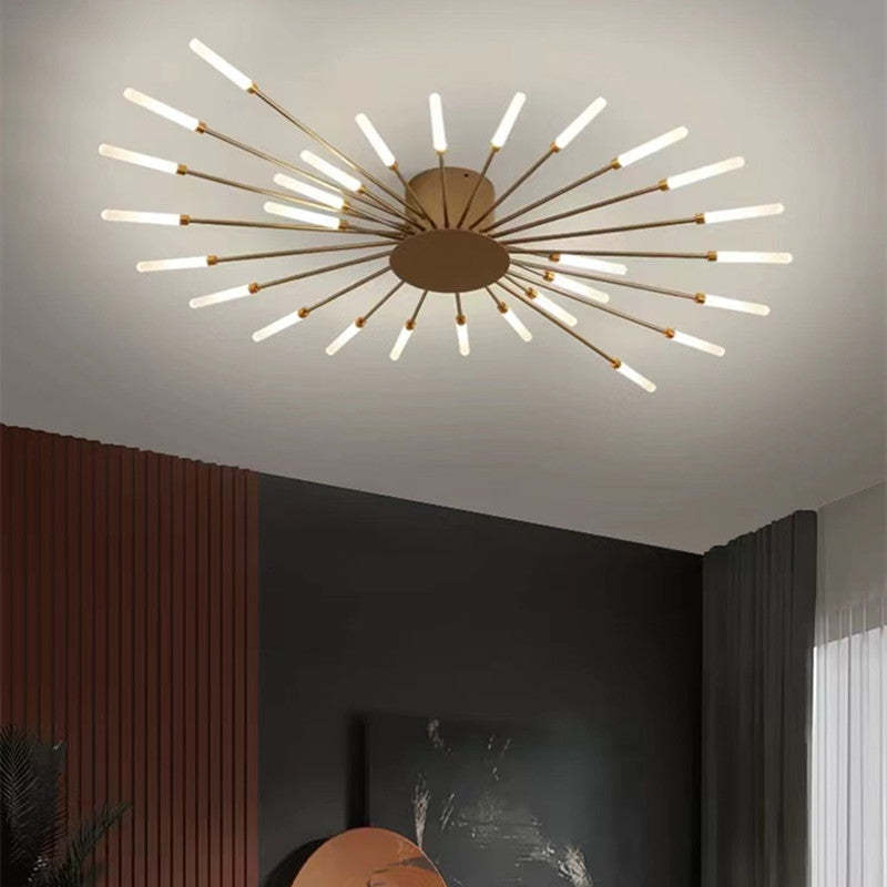 Plafonnier LED design moderne rayons lumineux