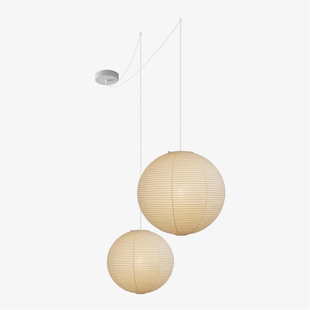 Suspension japonaise boule papier design moderne