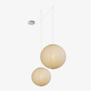 Suspension japonaise boule papier design moderne
