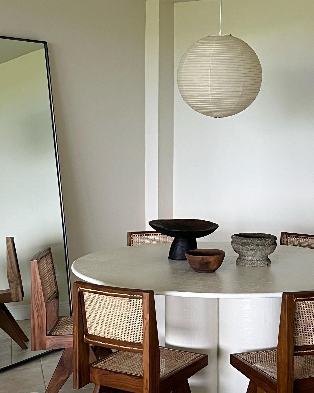 Suspension japonaise boule papier design moderne