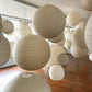 Suspension japonaise boule papier design moderne