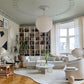 Suspension japonaise boule papier design moderne
