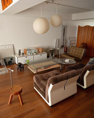 Suspension japonaise boule papier design moderne