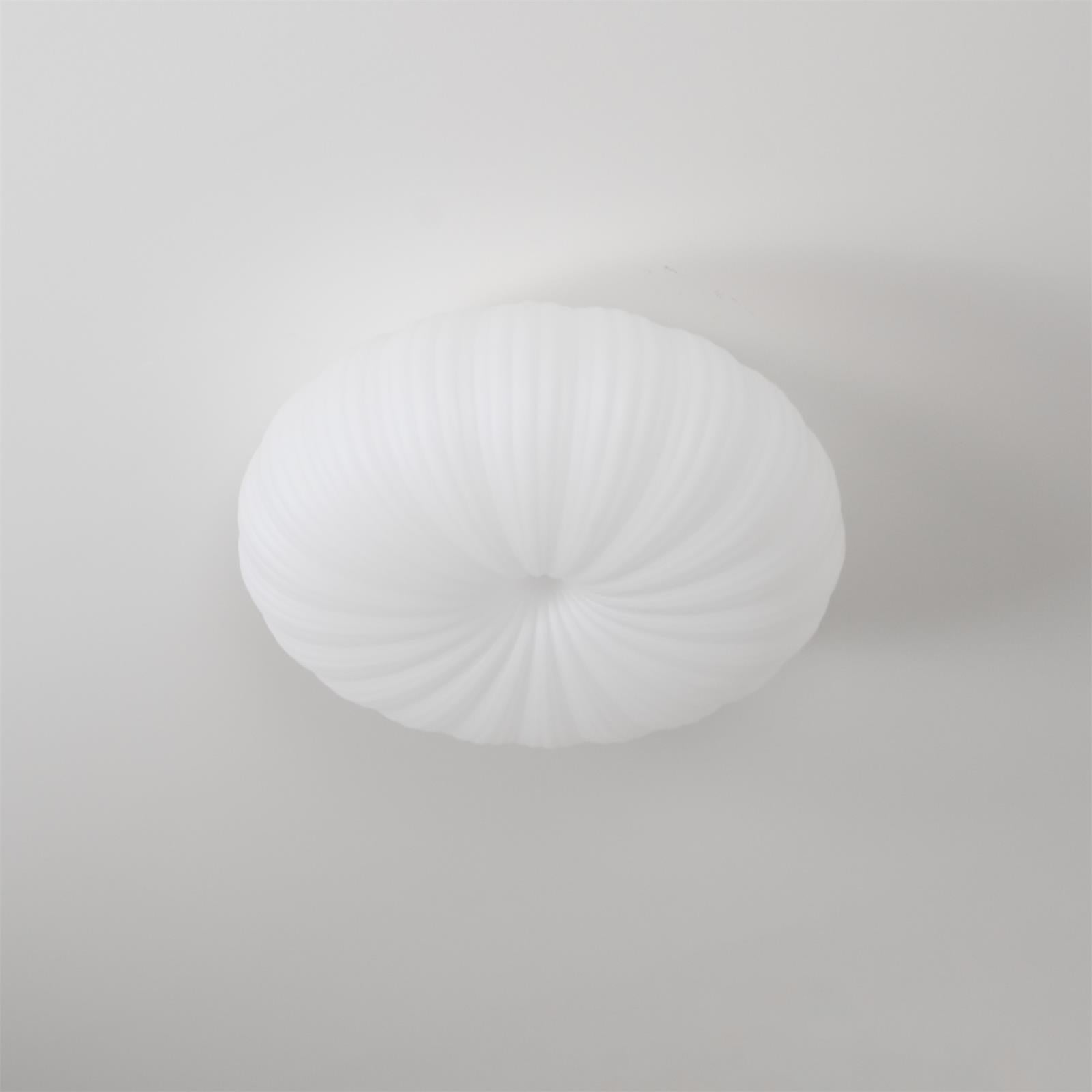 Suspension design blanche plissée moderne LED