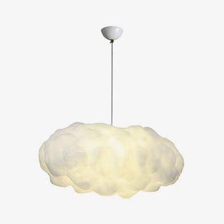 Suspension design nuage lumineux en fibre moderne
