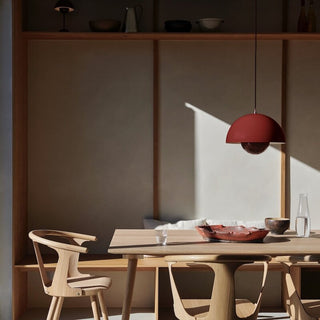 Suspension design demi-sphère métal contemporaine
