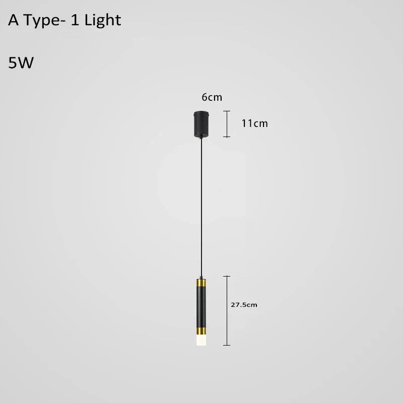Suspension design moderne LED métal noir et doré