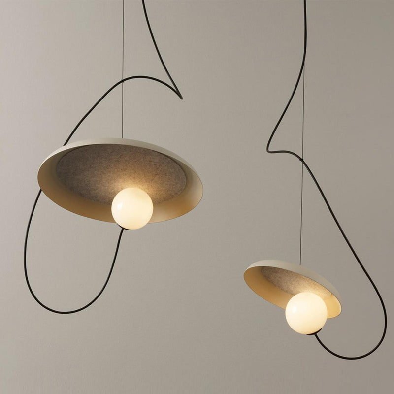 Suspension design moderne minimaliste en métal