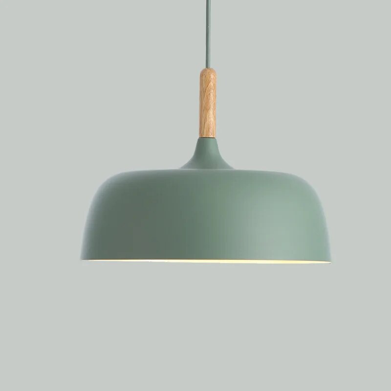 Suspension scandinave bois et métal design nordique