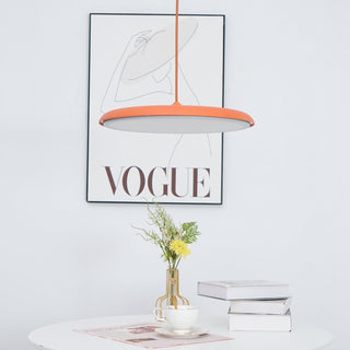 Suspension LED design moderne en métal orange