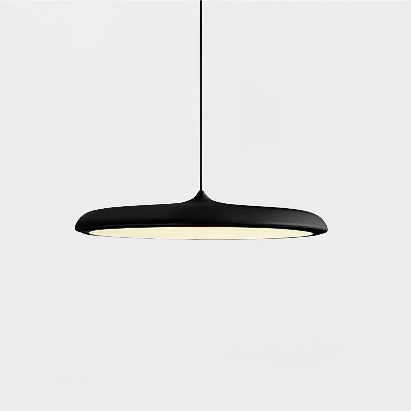Suspension LED design moderne en métal orange