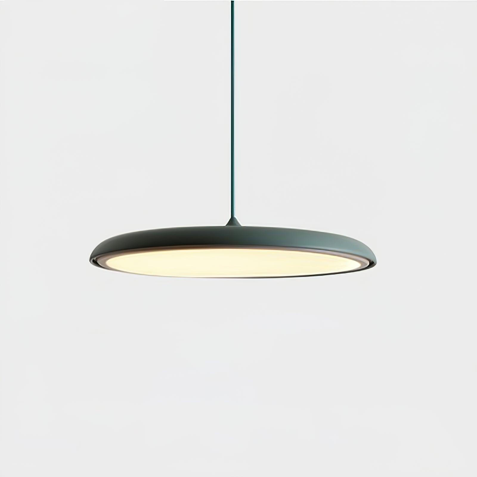Suspension LED design moderne en métal orange