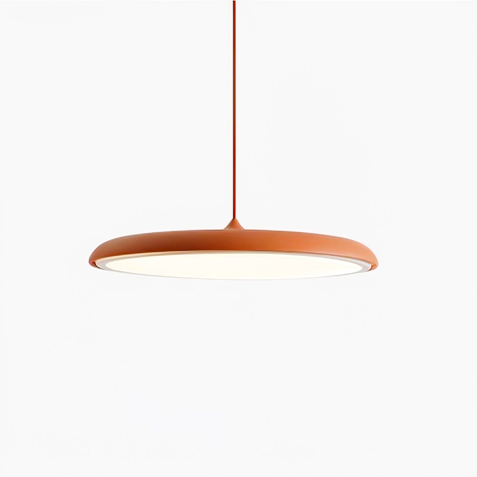 Suspension LED design moderne en métal orange