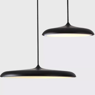 Suspension LED design moderne en métal orange
