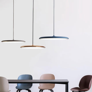 Suspension LED design moderne en métal orange
