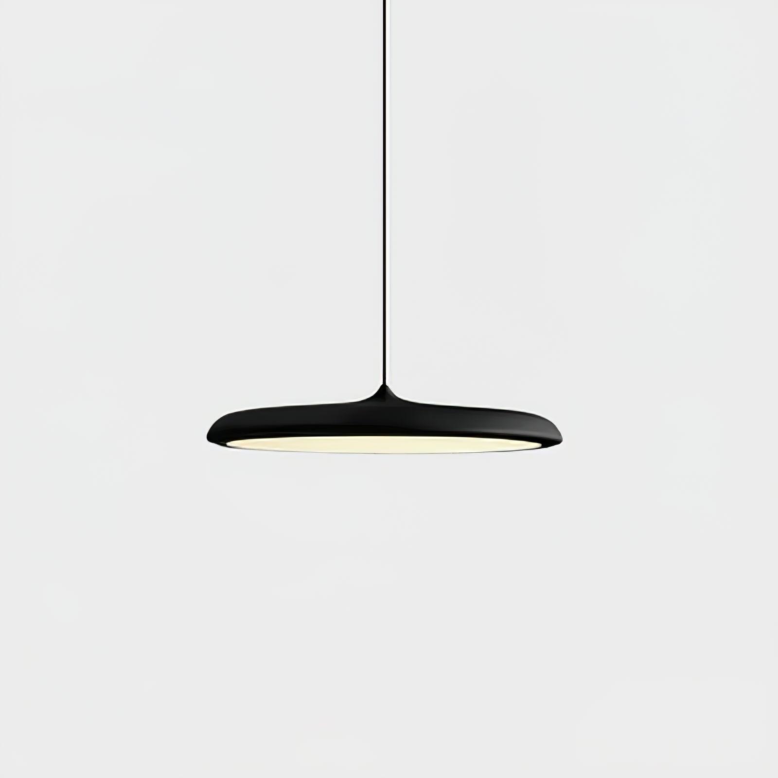 Suspension LED design moderne en métal orange