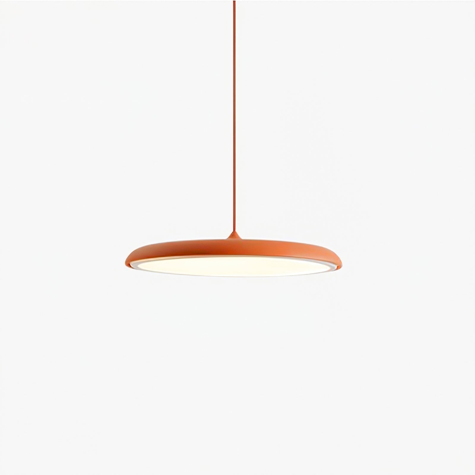 Suspension LED design moderne en métal orange
