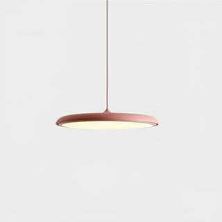 Suspension LED design moderne en métal orange
