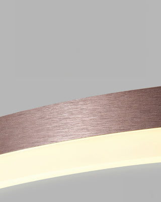 Suspension LED design moderne anneaux entrelacés