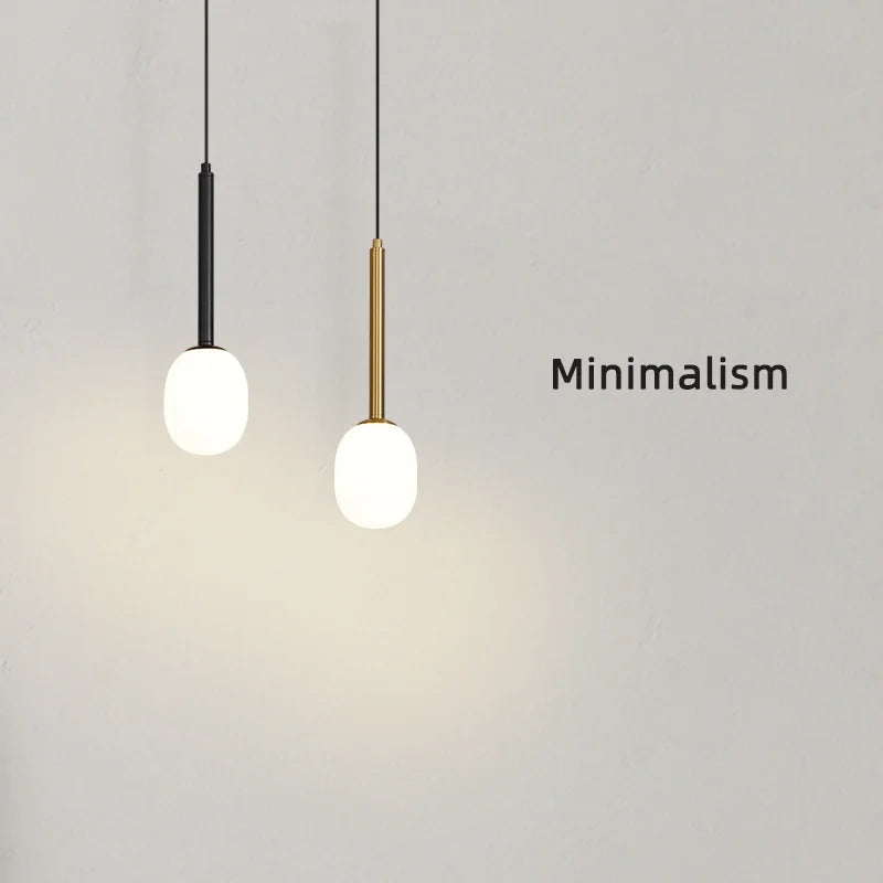 Suspension design moderne en métal style minimaliste