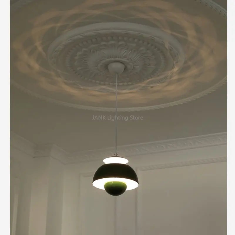 Suspension design danoise métal forme bourgeon moderne