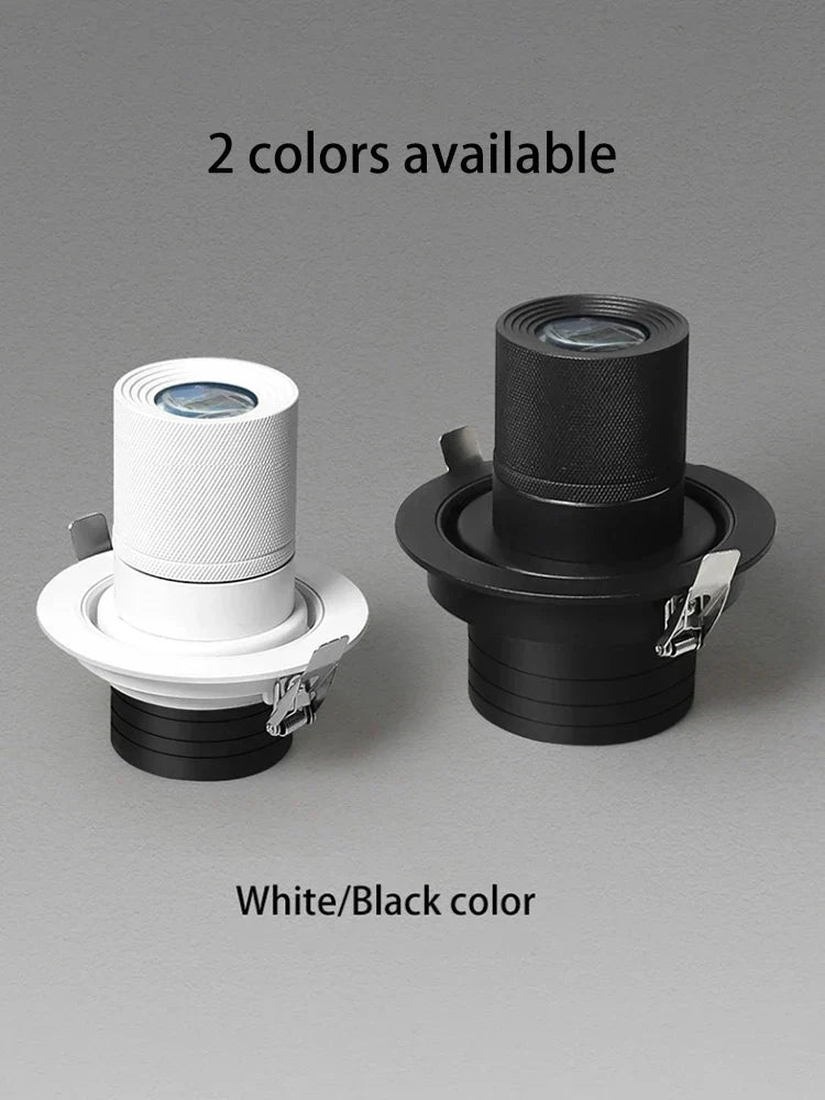 Spot LED encastrable design ajustable technologie COB