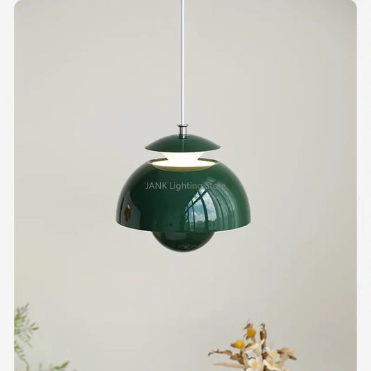 Suspension design danoise métal forme bourgeon moderne