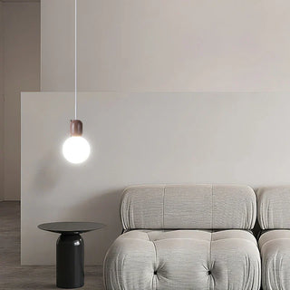 Suspension moderne minimaliste en métal cuivré