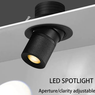 Spot LED encastrable design ajustable technologie COB