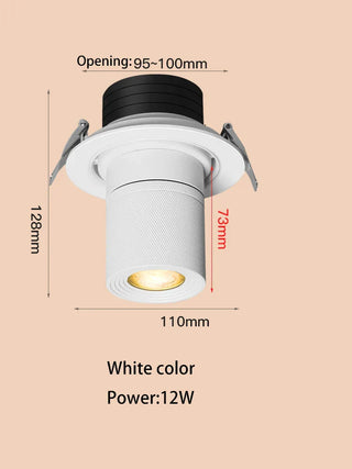Spot LED encastrable design ajustable technologie COB