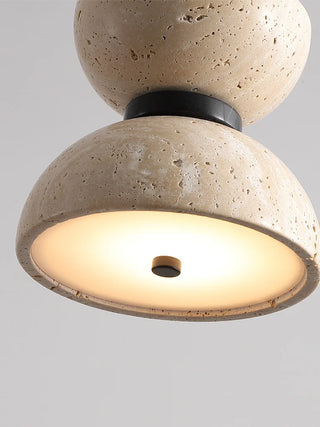 Suspension céramique moderne style japonais wabi-sabi