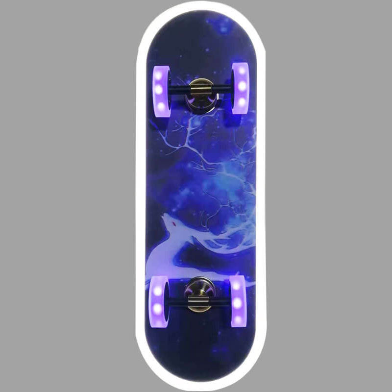 Plafonnier LED design skateboard pour chambre enfant