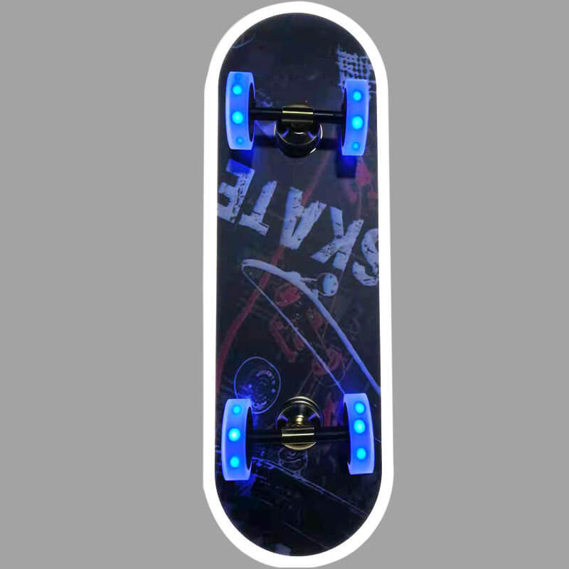 Plafonnier LED design skateboard pour chambre enfant