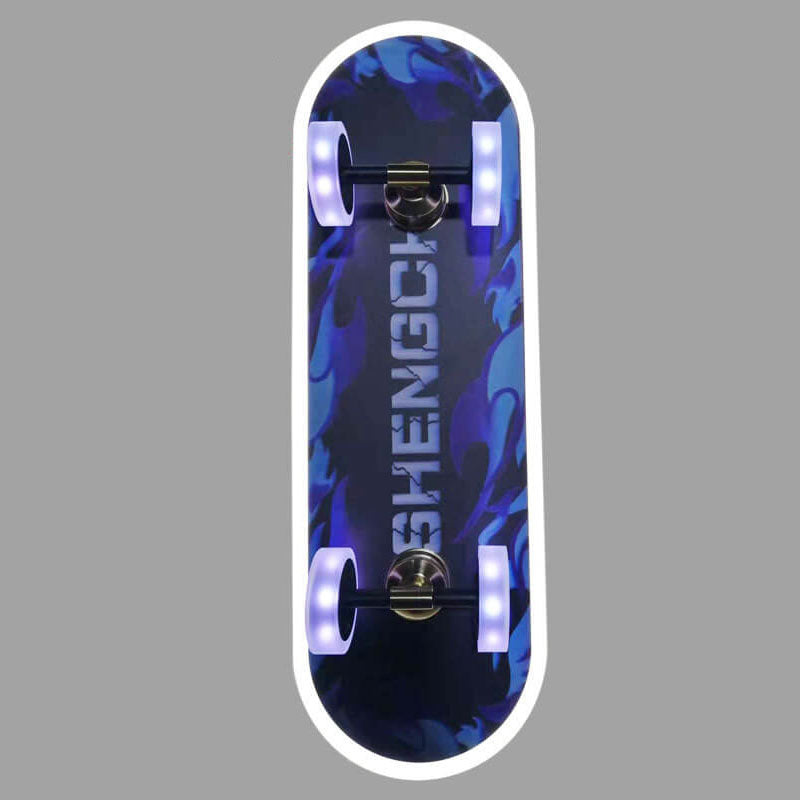 Plafonnier LED design skateboard pour chambre enfant