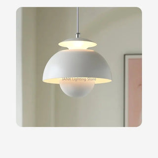 Suspension design danoise métal forme bourgeon moderne