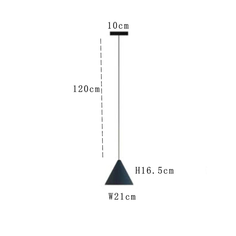 Suspension design moderne métal noir minimaliste
