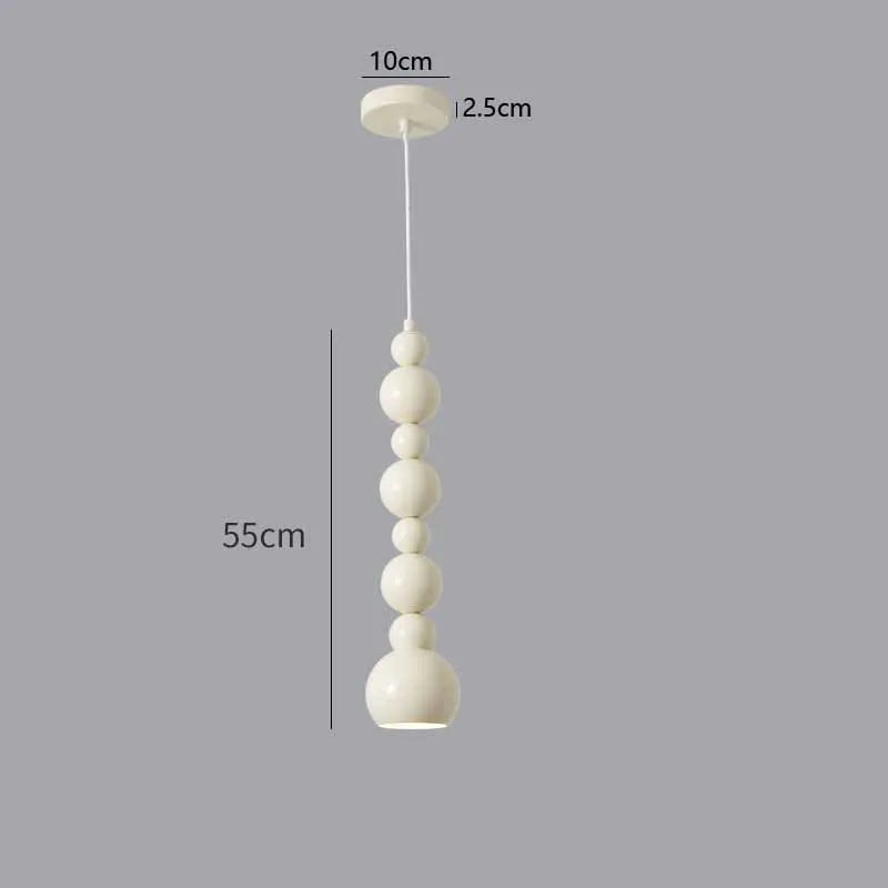 Suspension boules design minimaliste moderne blanche