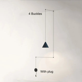 Suspension design moderne métal noir minimaliste