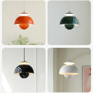 Suspension design moderne nordique en métal coloré