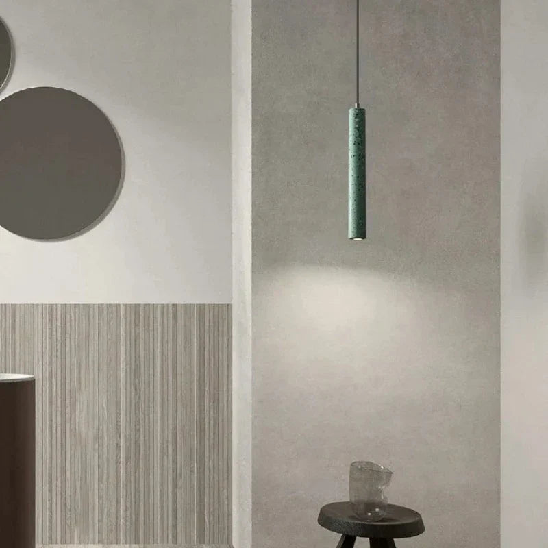Suspension moderne en ciment style industriel minimaliste